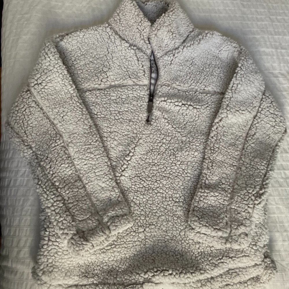 Elodie Sherpa Quarter Zip Sweatshirt